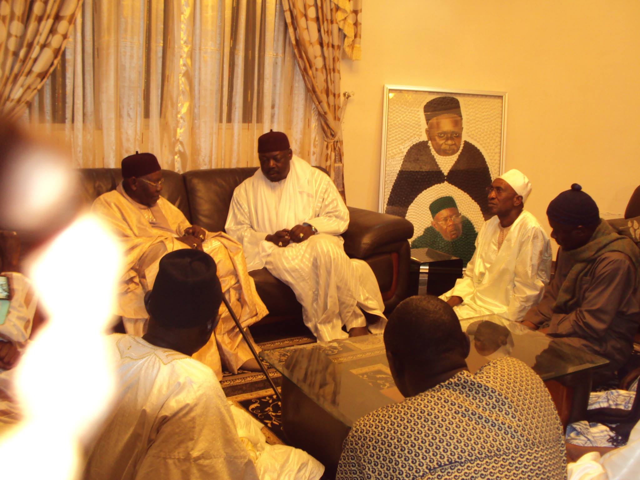 Image du compte rendu de la délégation envoyé par le Khalif a Nouakchott dirigé par Serigne Sidy Ahmed SY Dabaakh