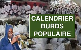 CALENDRIER PAR DATE DES BURDS POPULAIRES DU MAOULOUD 2016