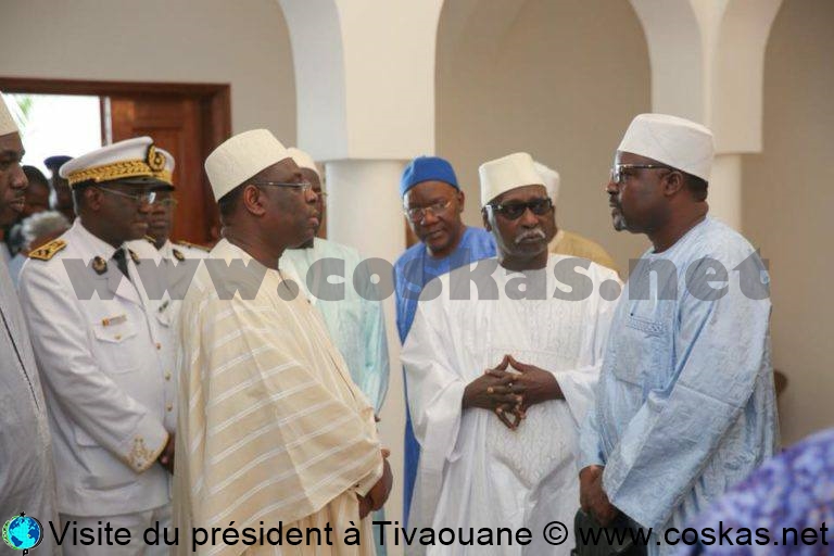 Images : Visite du président Macky SALL à Tivaouane