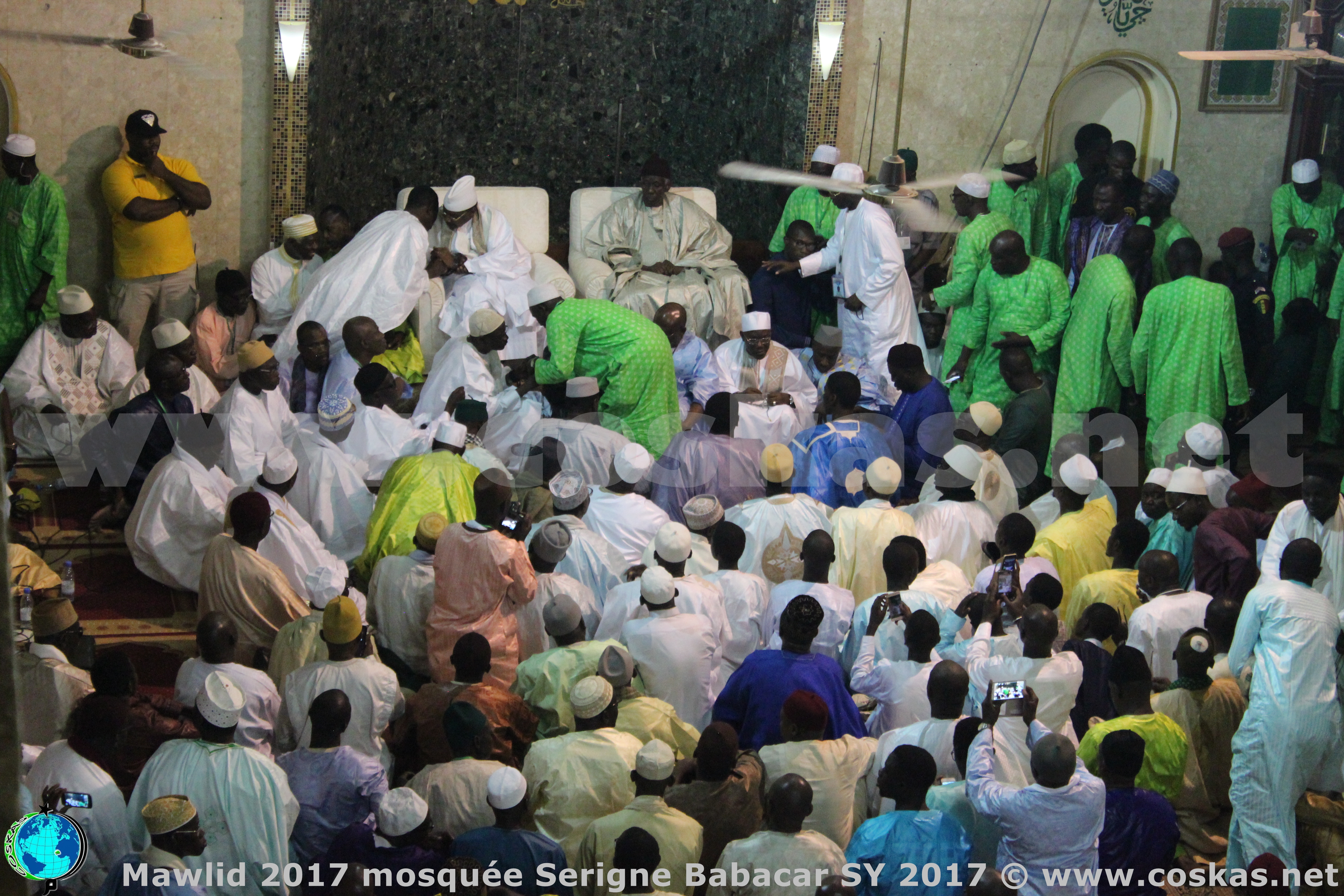IMAGES: Nuit Mawlid à la mosquée Serigne Babacar SY