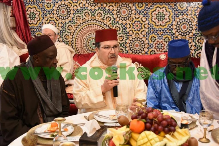 ( IMAGES ) Le Khalife Général des Tidianes Serigne Babacar SY Mansour en visite au Maroc sur invitation du Roi Mohamed VI