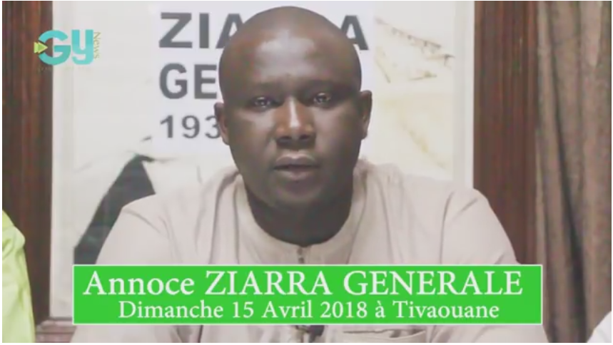 Suivez l’annonce de la Ziarra Générale 2018 à Tivaouane