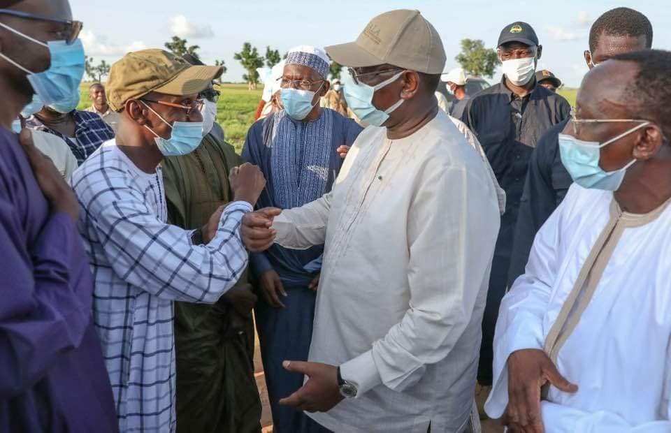 Images: Visite du président Macky SALL à Medina SY Boulel