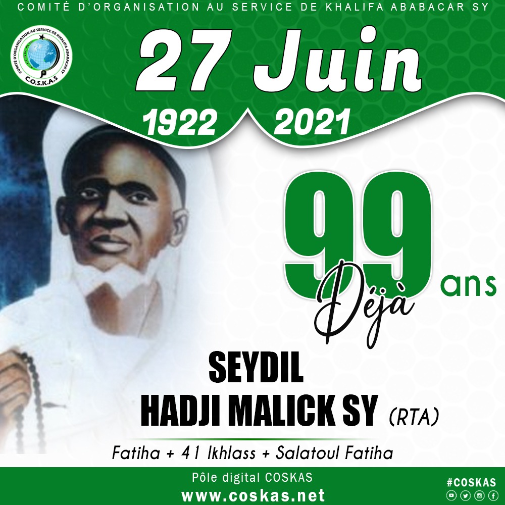 Hommage à Seydil Hadj Malick SY