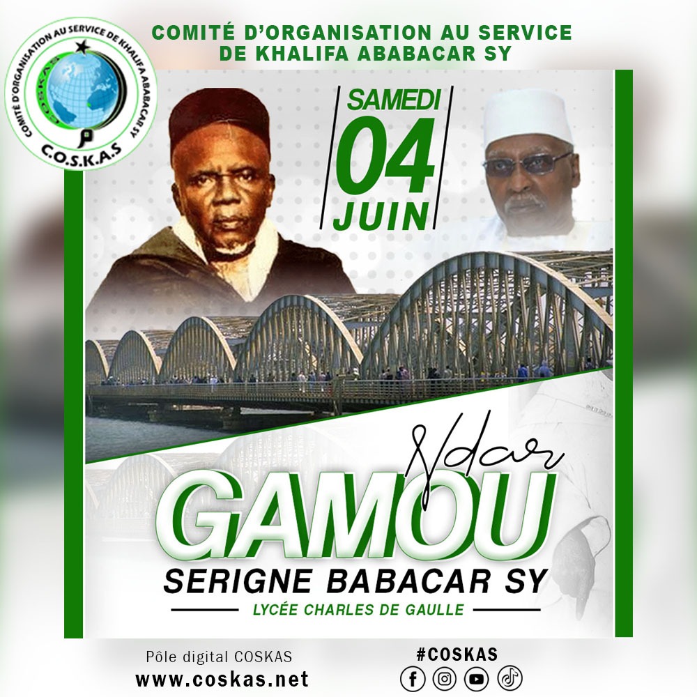 GAMOU NDAR DE SERIGNE BABACAR SY (RTA), SAMEDI 04 JUIN 2022